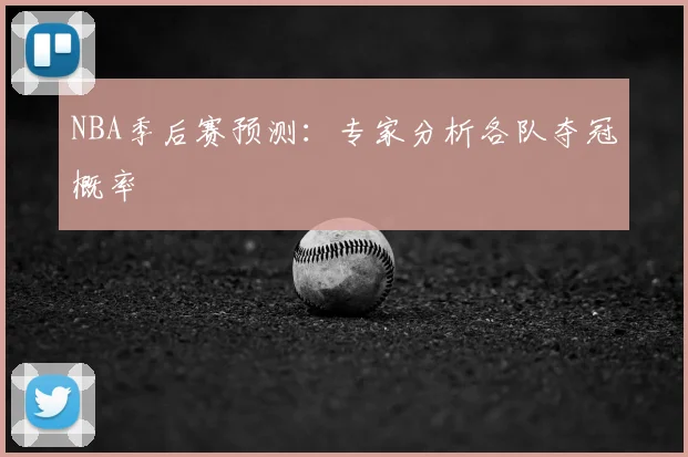 NBA季后赛预测：专家分析各队夺冠概率